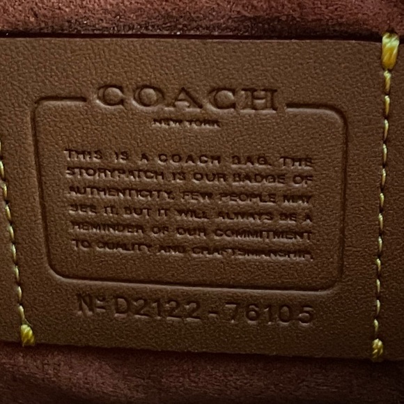 COACH -Tabby Colorblock Mixed Leather Shoulder Bag/handbag/clutch - NWOT - Picture 7 of 12